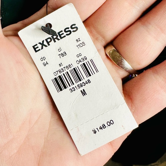 NEW Express Emerald Green Velvet Sweetheart Neckline Strapless Midi Sheath Dress - Picture 17 of 17